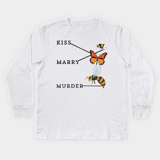 Murder Hornet Kids Long Sleeve T-Shirt